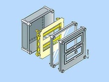 Enclosures for Modular Devices with Quick-Acting Lock - Single Enclosures